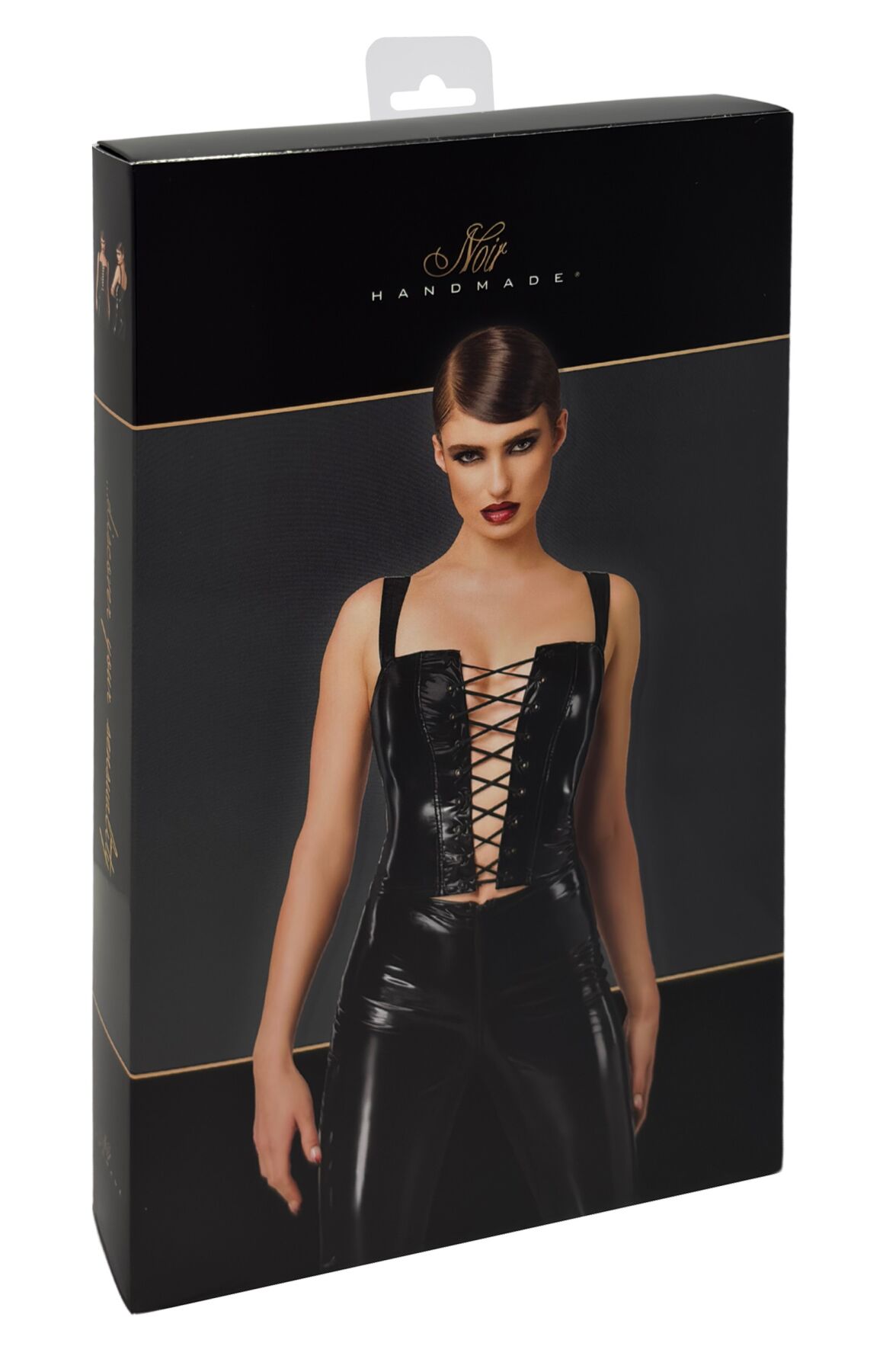 Корсет Noir Handmade F379 Dominae Frontbind PVC Corset Top S