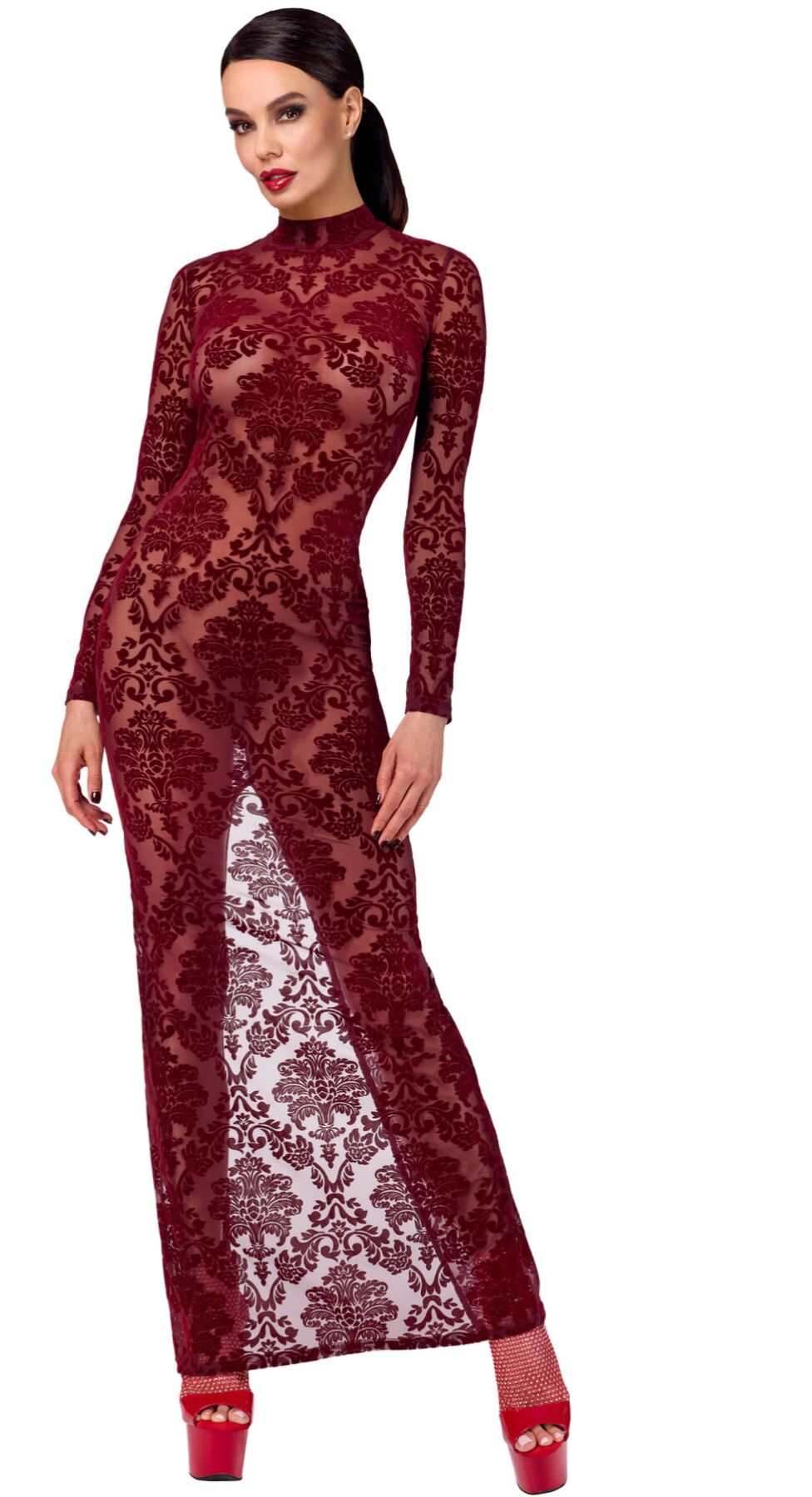 Платье Noir Handmade F383 Kink Royal gown/long dress XS