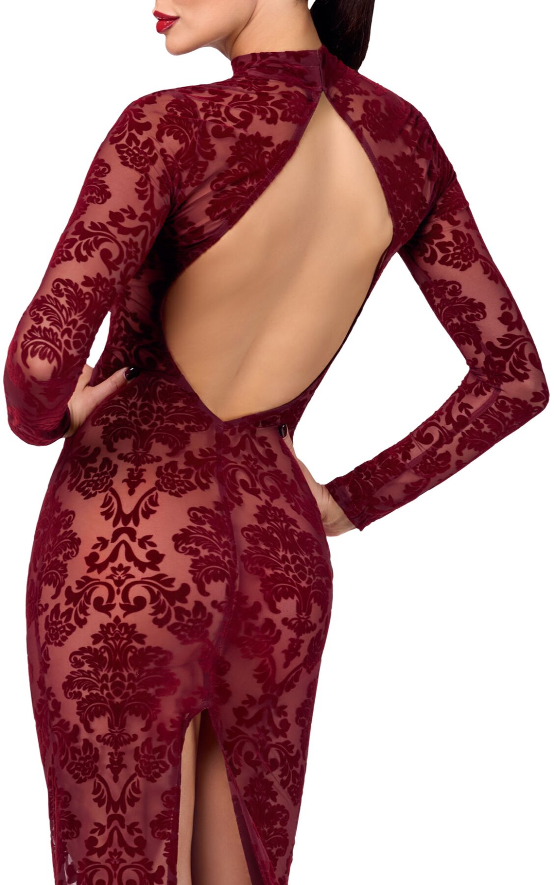 Сукня Noir Handmade F383 Kink Royal gown/long dress XL