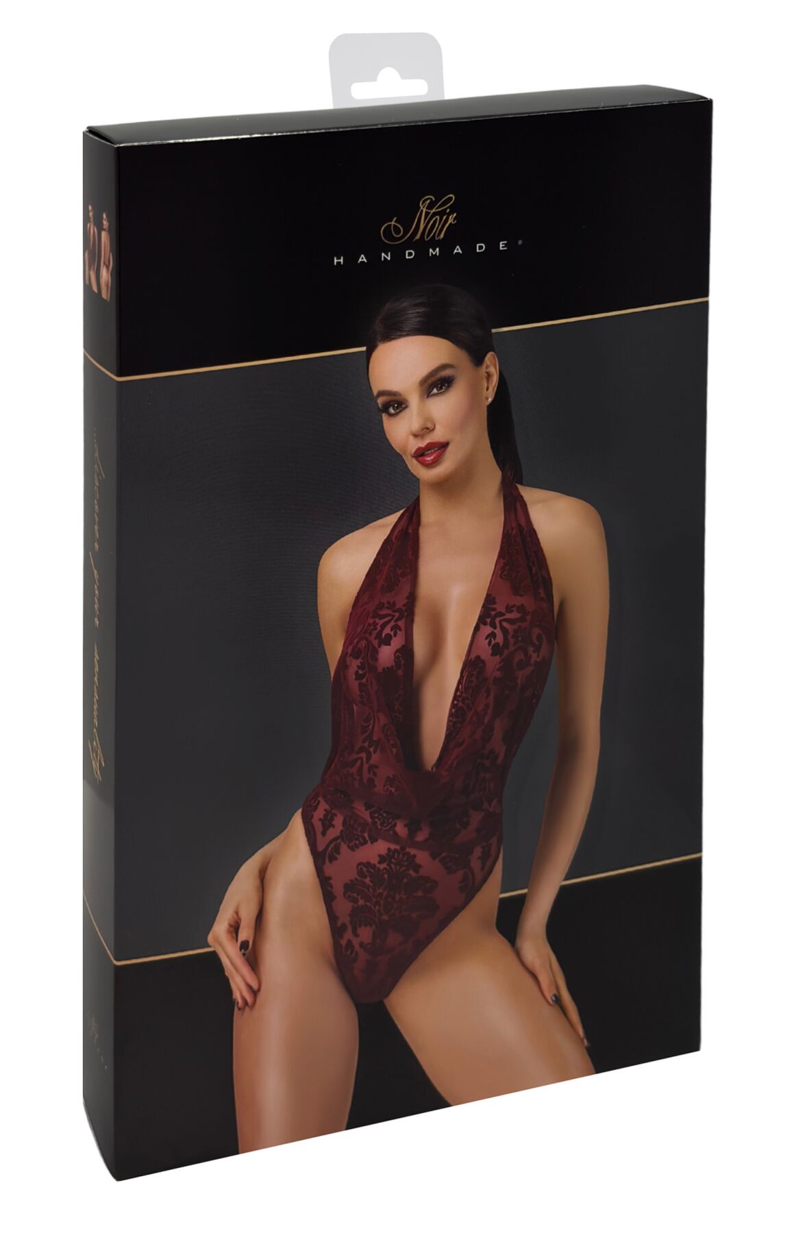 Боди Noir Handmade F386 Kink Royal cascade bodysuit XL