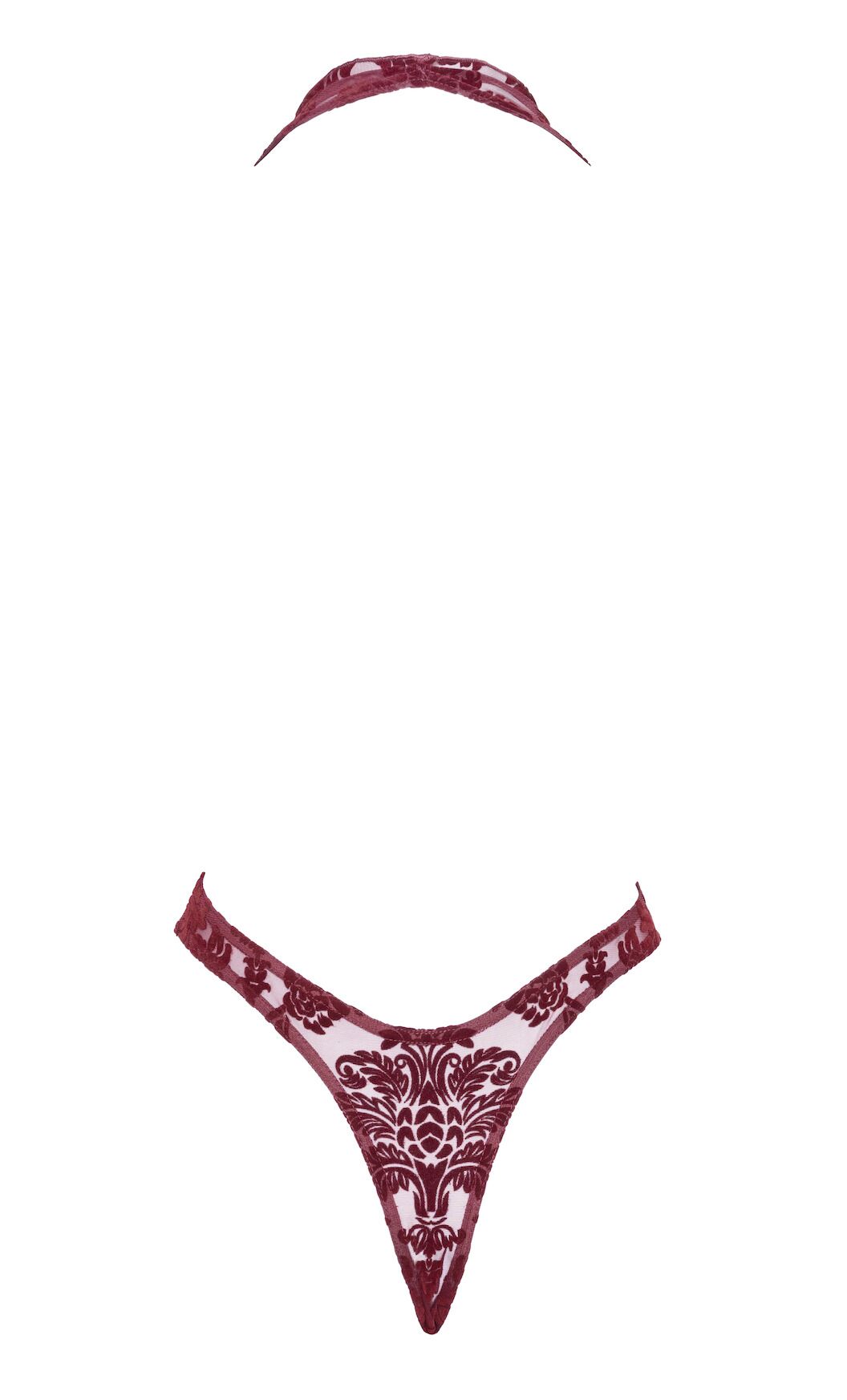 Боди Noir Handmade F386 Kink Royal cascade bodysuit XL