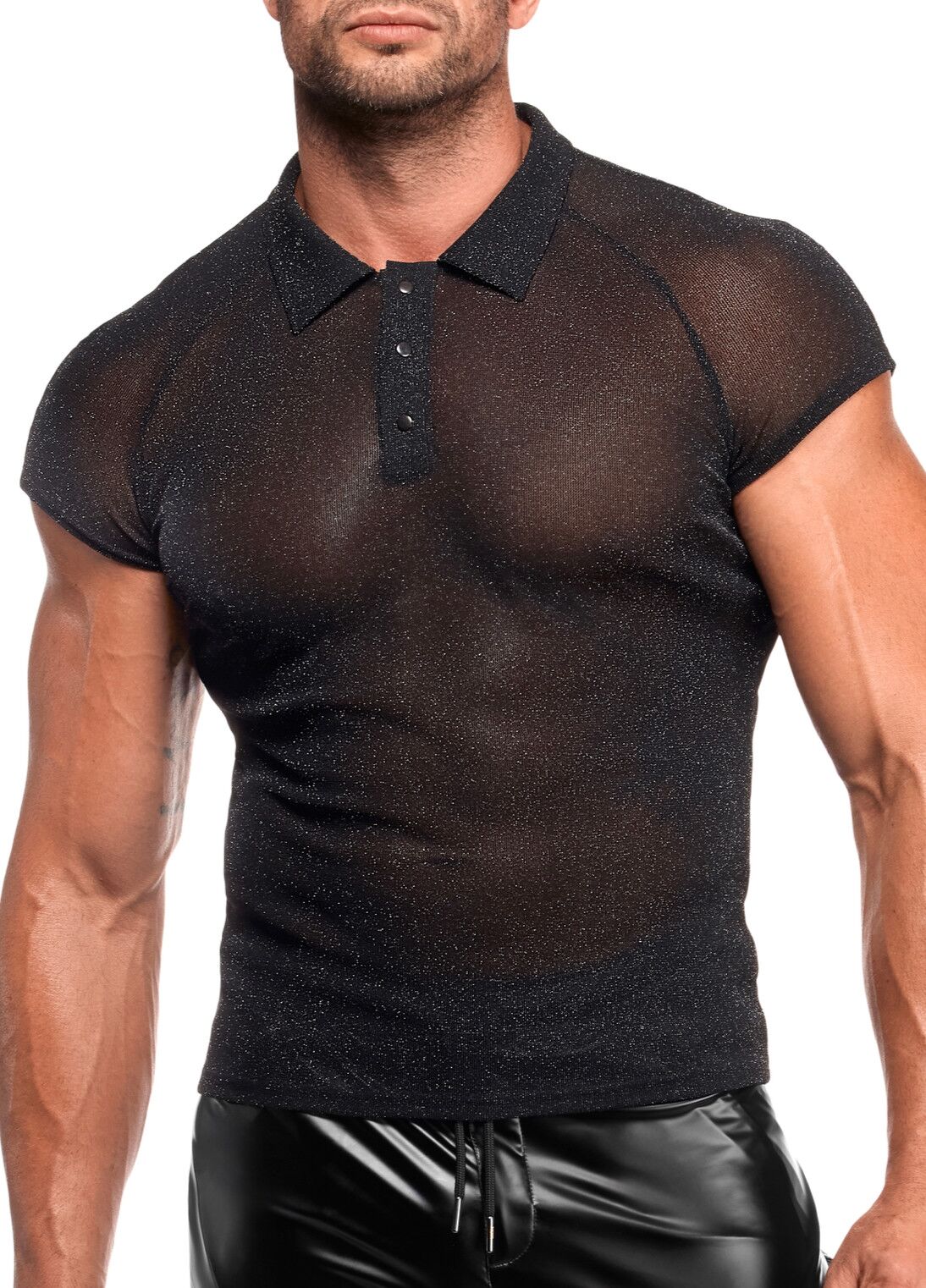 Чоловіче поло Noir Handmade H082 Onyx veil polo M