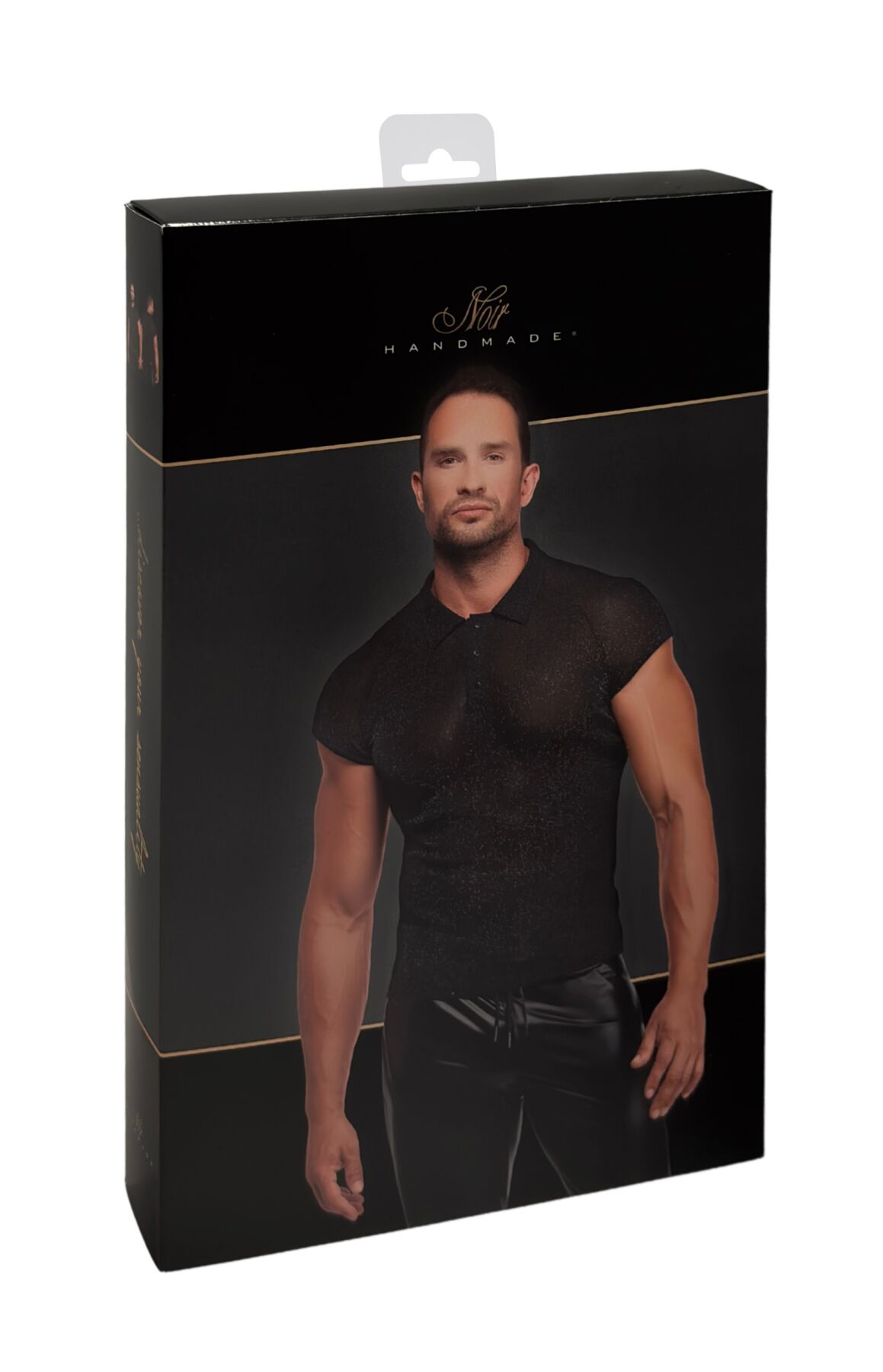 Чоловіче поло Noir Handmade H082 Onyx veil polo L