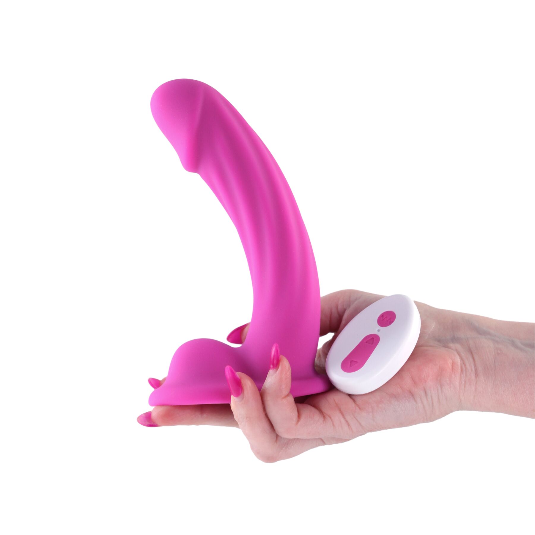 Ділдо з вібрацією NS Novelties Colours - Curve - Vibrating - 6