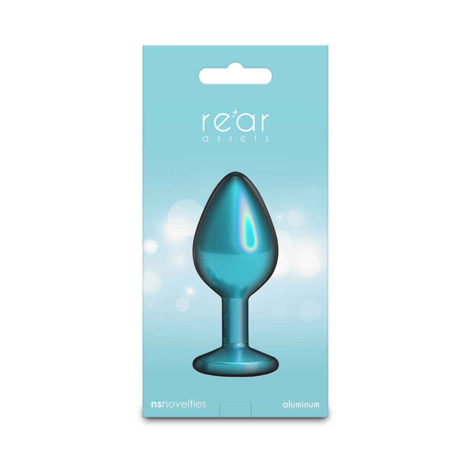 Анальна пробка NS Novelties Rear Assets - Iridescent Teal - Medium - Teal