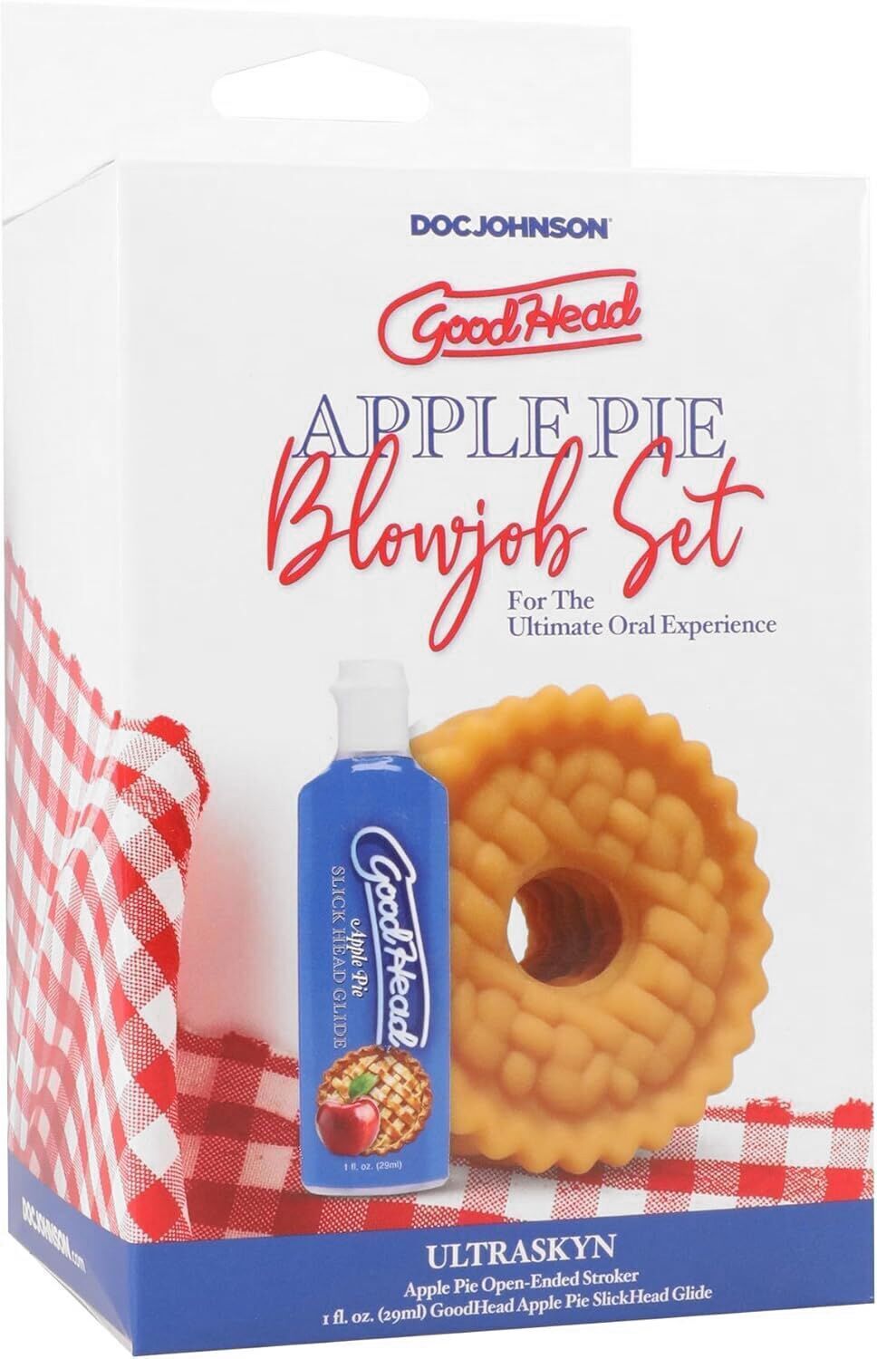 Набір для мінету Doc Johnson GoodHead Apple Pie Blowjob Set (поріз на пакованні!!!)