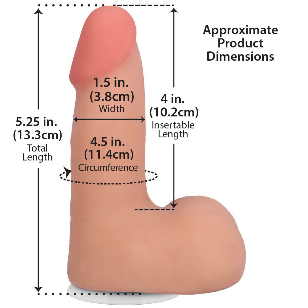 Фалоімітатор Doc Johnson The Realistic Cock ULTRASKYN - 5