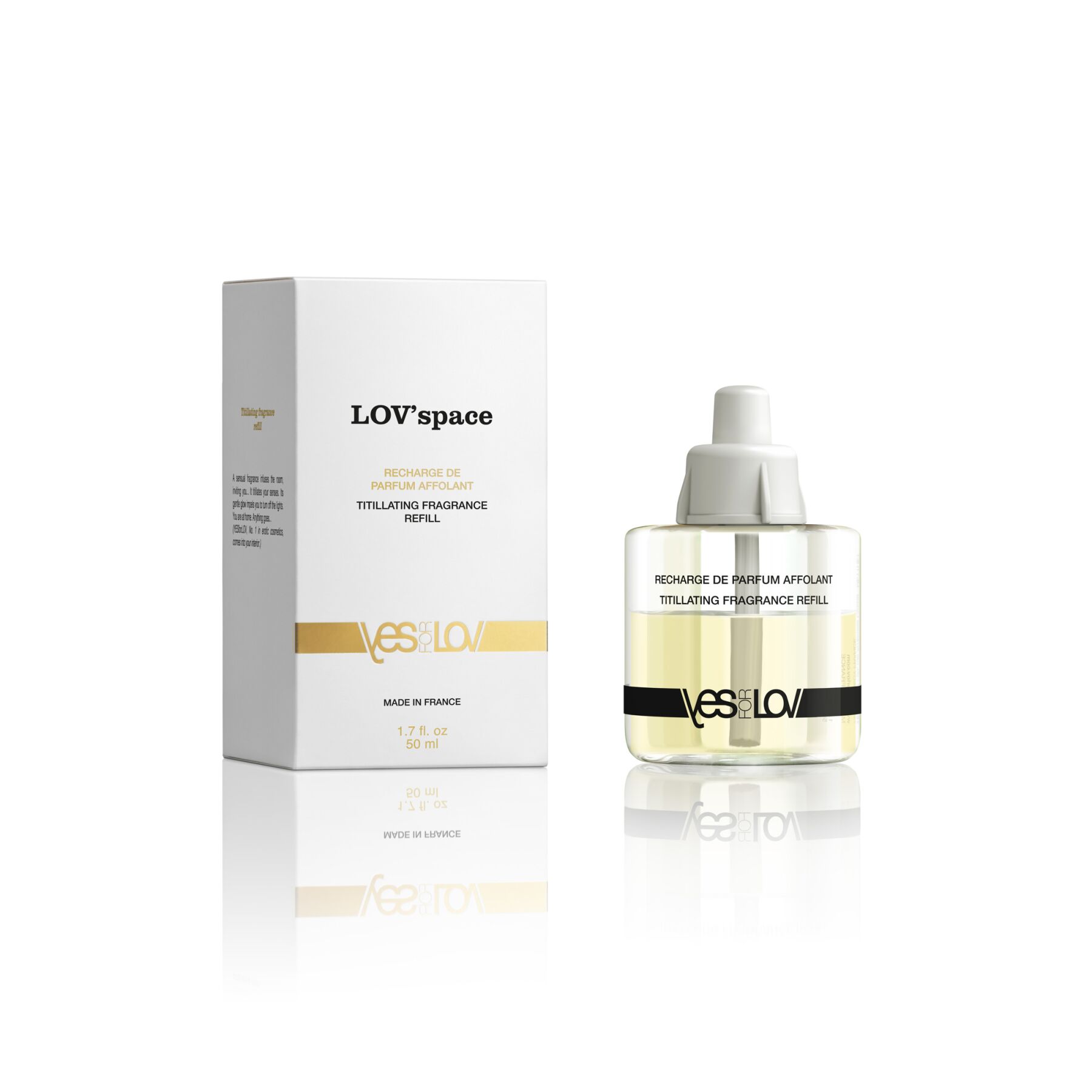 Ароматичний дифузор YESforLOV LOV'space + рефіл Titillating Fragrance Refill