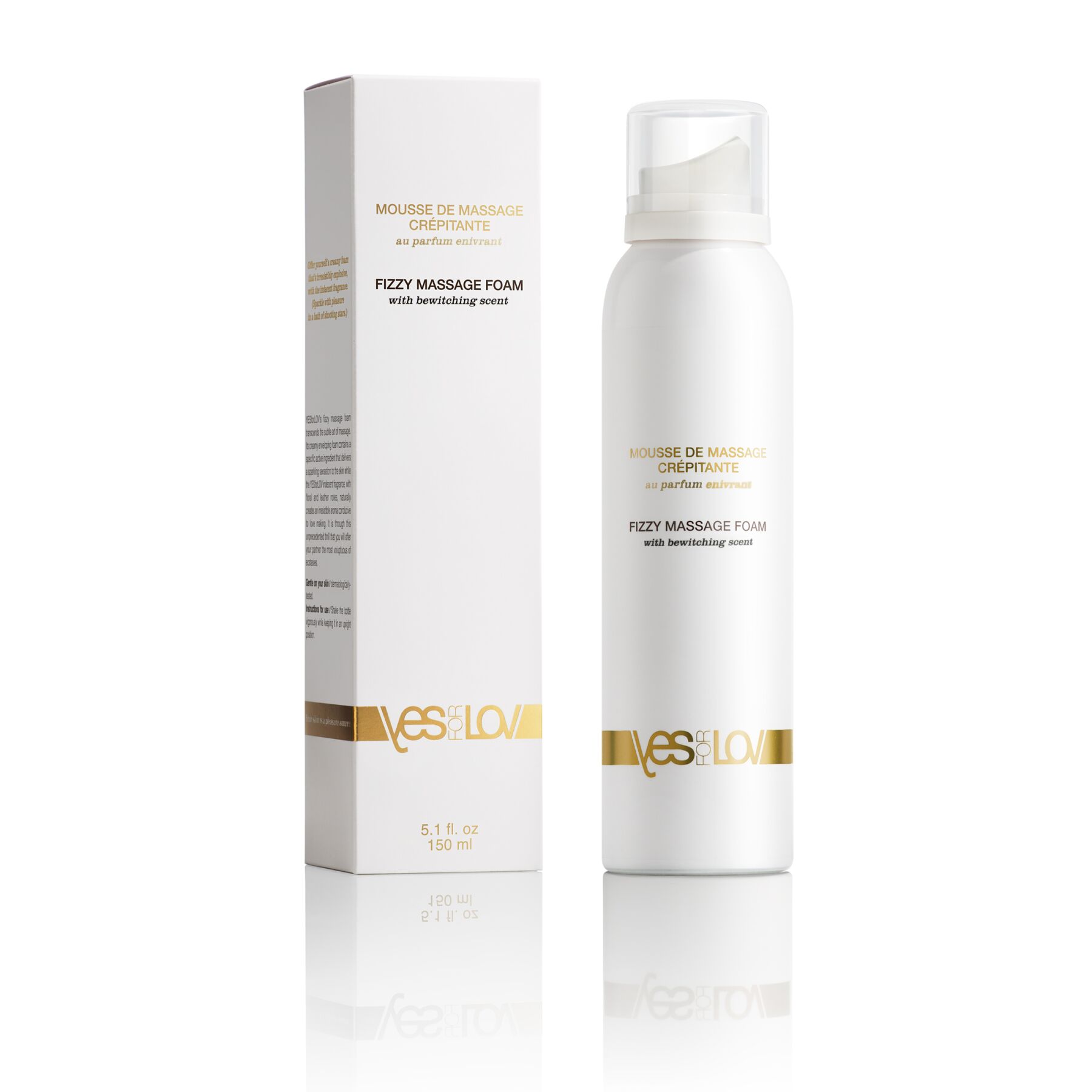 Масажна піна YESforLOV FIZZY MASSAGE FOAM with bewitching scent 150 мл