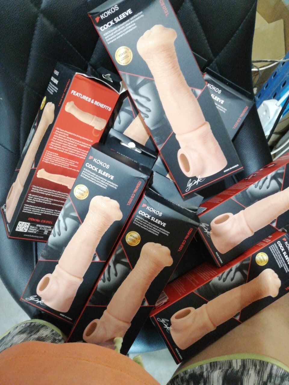 Насадка на член Kokos Cock Sleeve CS 012 L (м'яте паковання!!!)