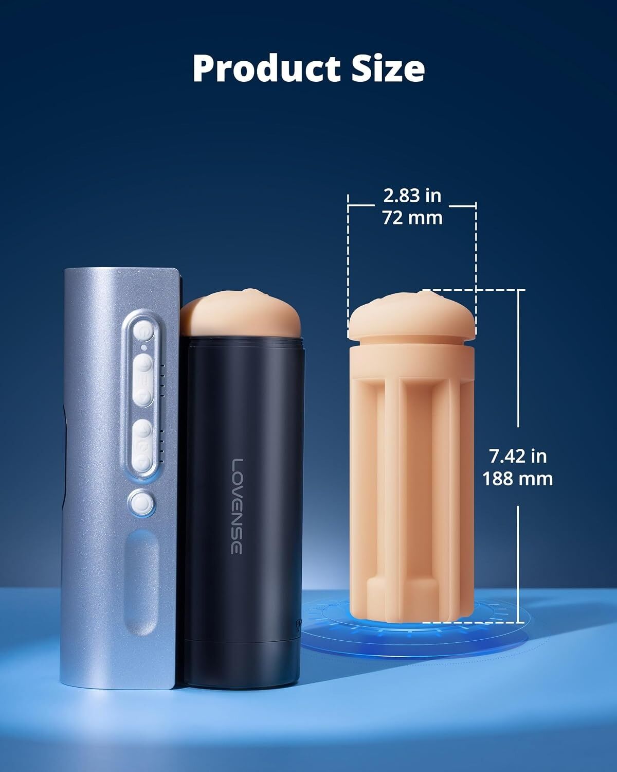 Рукав для мастурбатора Lovense Solace Pro Vagina-Shaped Texture 2