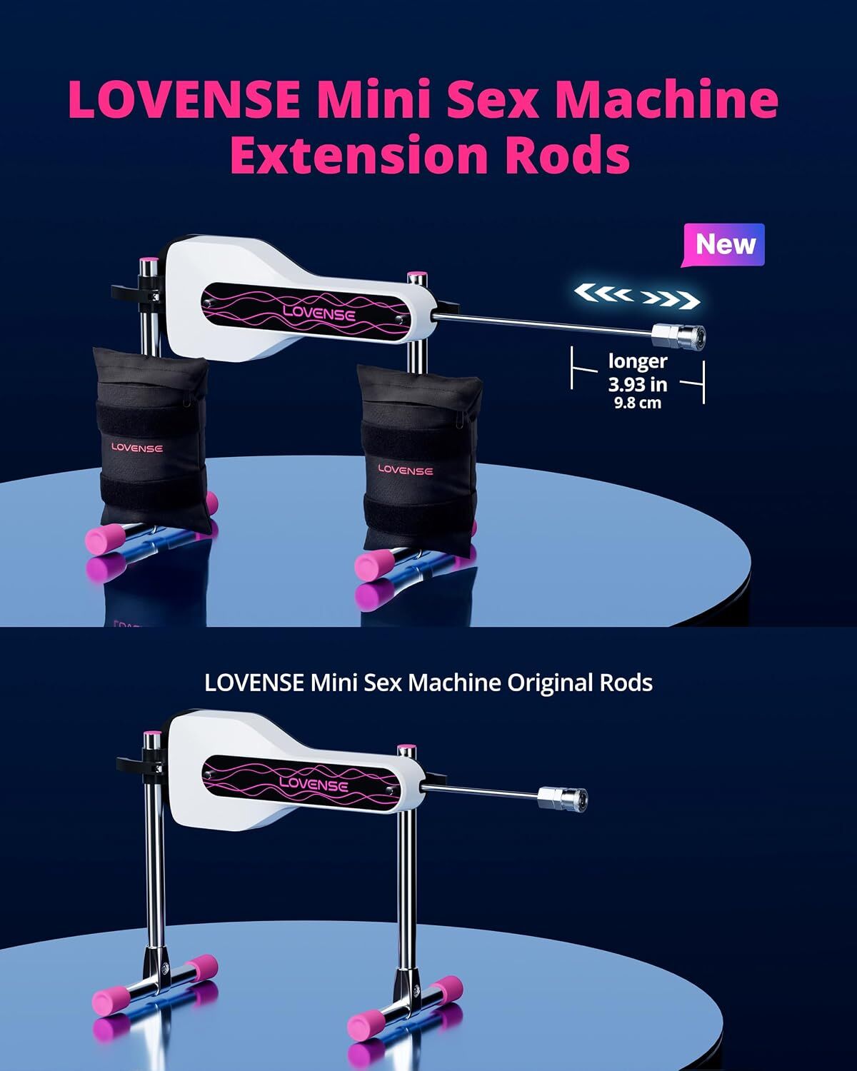 Подовжувач штока для секс-машин Lovense Extension Rod Kit for Mini Sex Machine