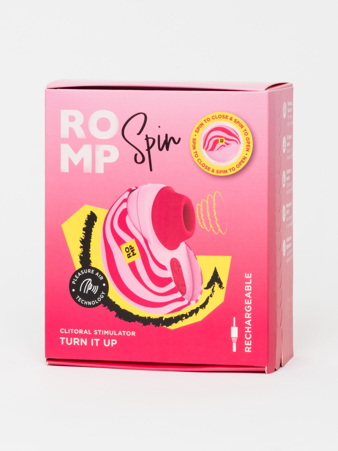 Вакуумный клиторальный стимулятор Romp Spin