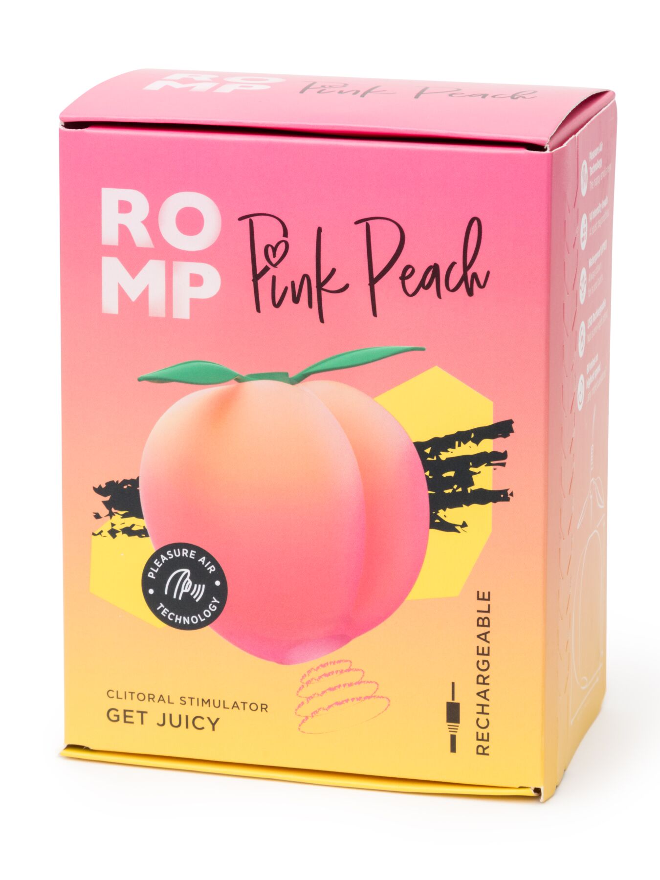 Вакуумний кліторальний стимулятор Romp Pink Peach