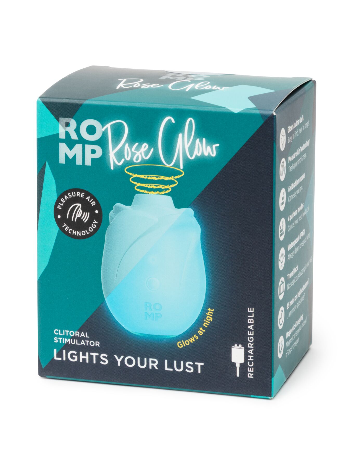 Вакуумний кліторальний стимулятор Romp Rose Glow