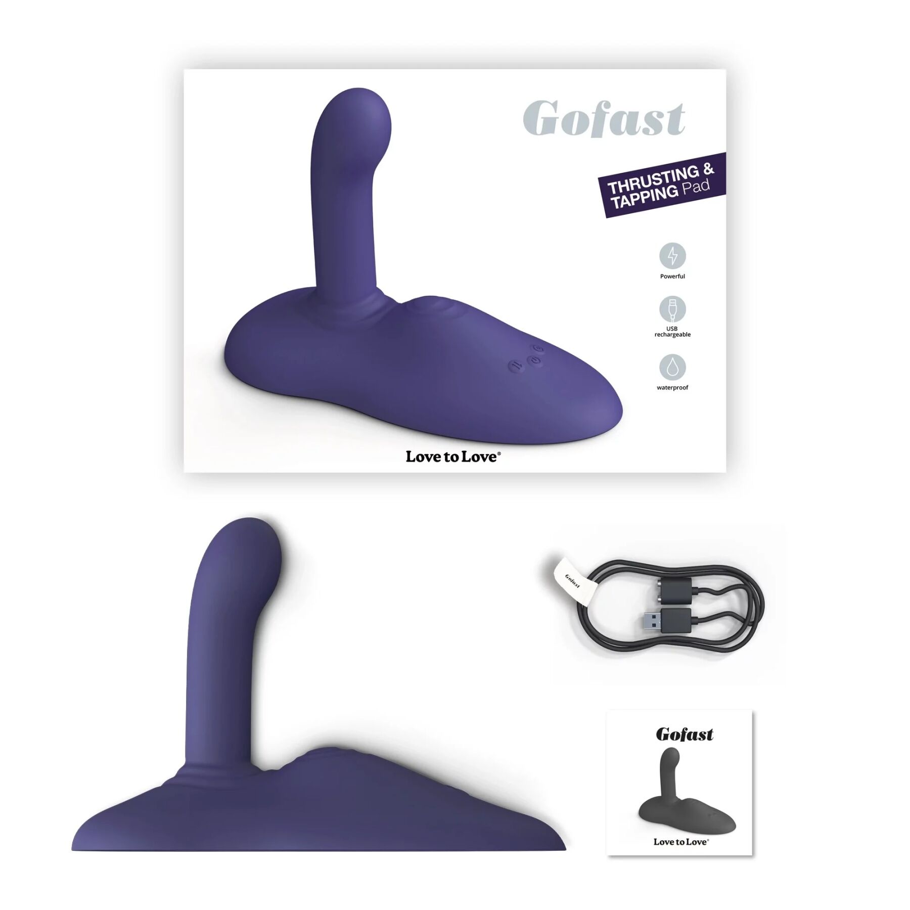 Двойной sit-on-top пульсатор Love To Love GOFAST