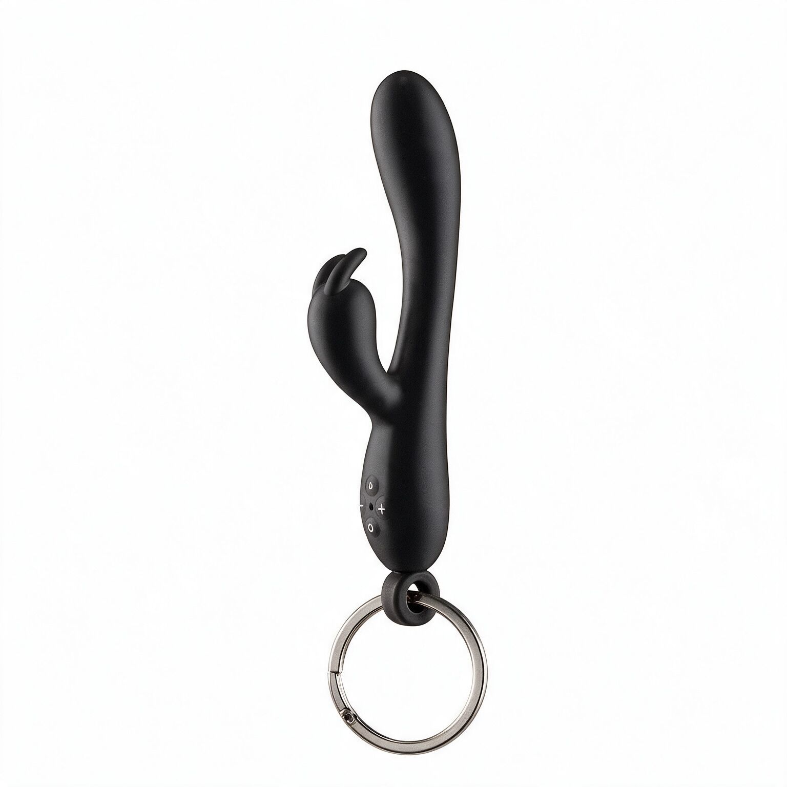 Брелок вібратор-кролик Diverty Sex Black