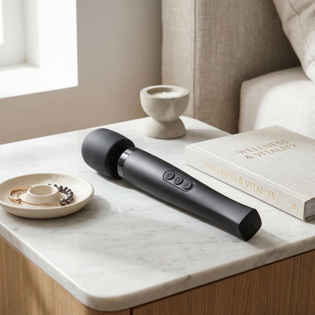 Вибромассажёр-микрофон MyMagicWand Large Black
