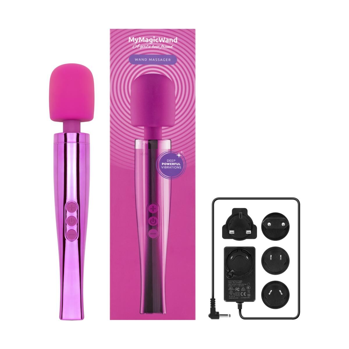 Вібромасажер-мікрофон MyMagicWand Electric Pink
