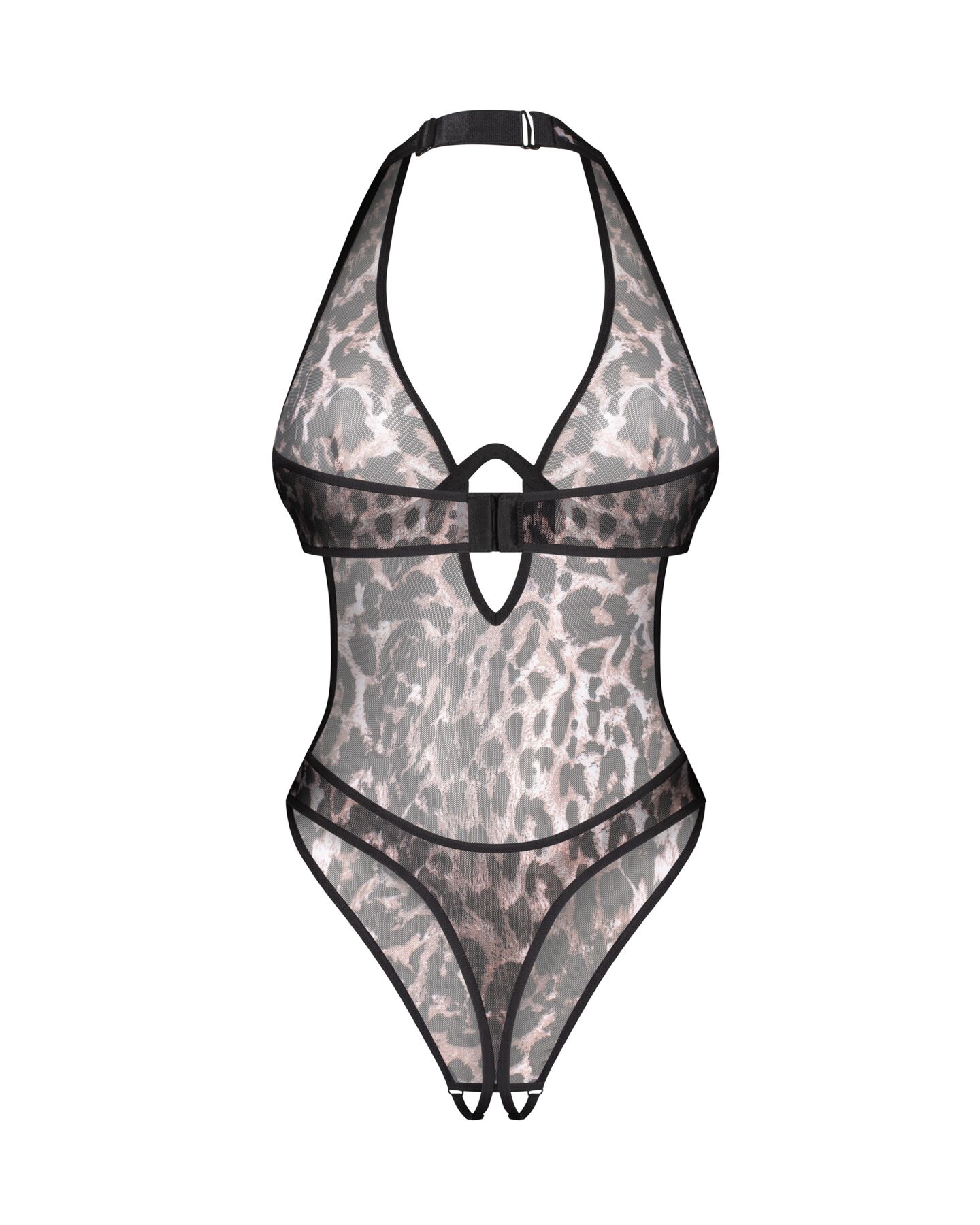 Боді Obsessive Addia crotchless teddy L/XL