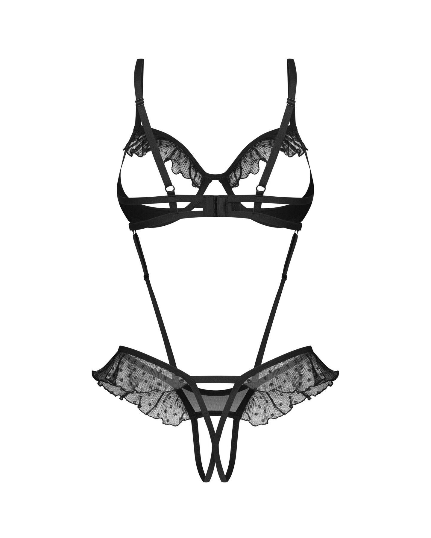 Боді Obsessive Carrola crotchless teddy L/XL