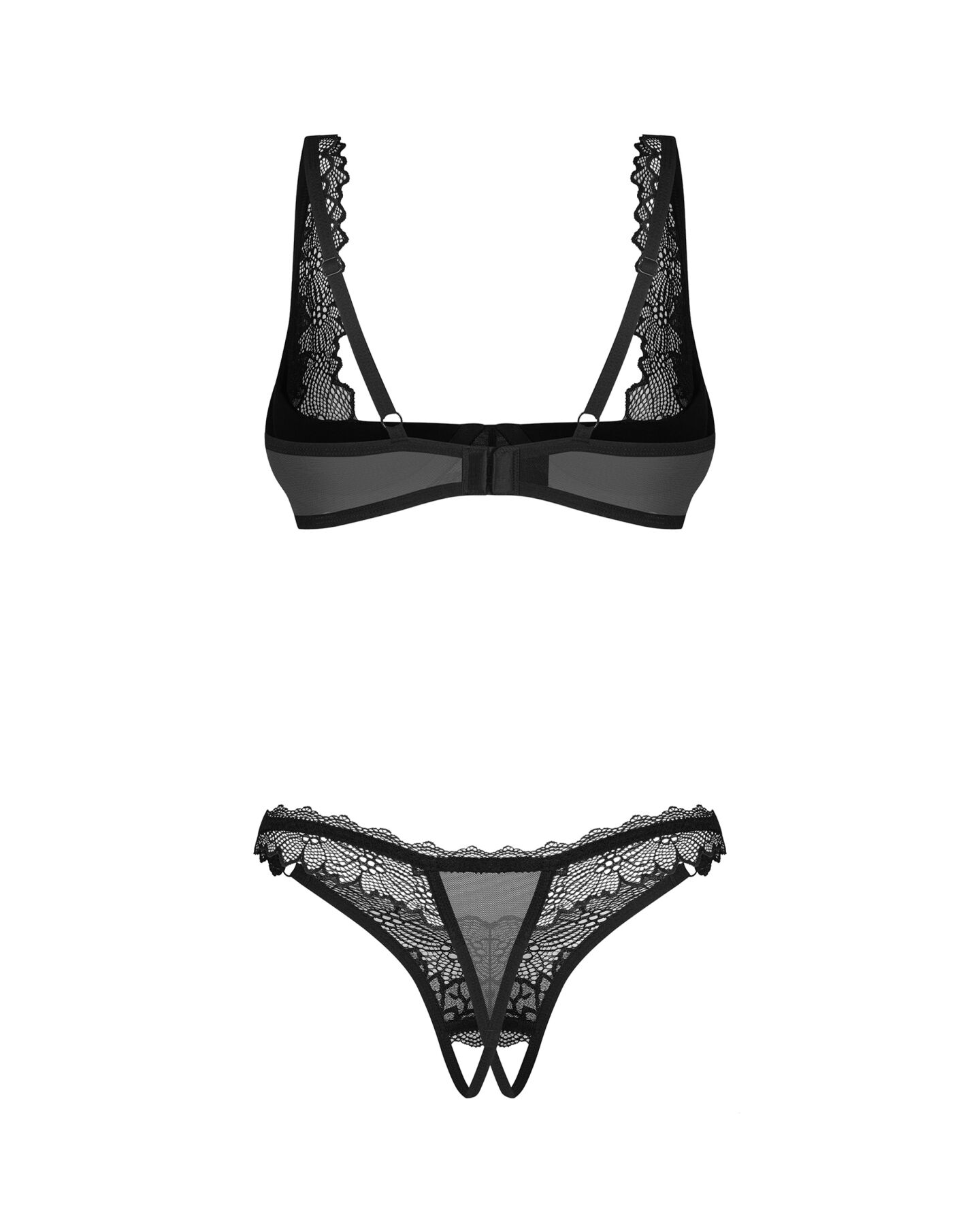 Комплект Obsessive Deina More 2-pcs crotchless set S/M