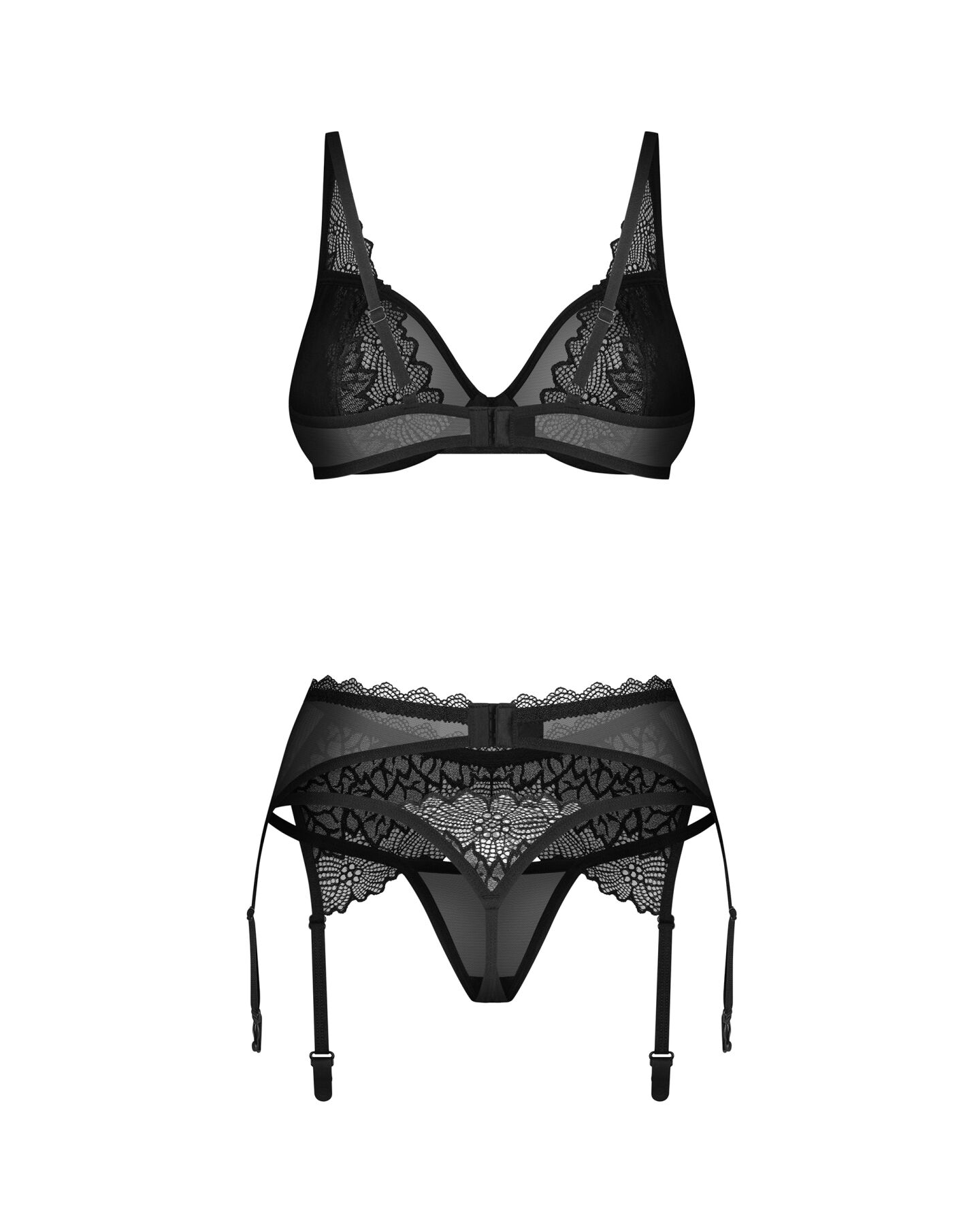 Комплект Obsessive Deina More 3-pcs set L/XL