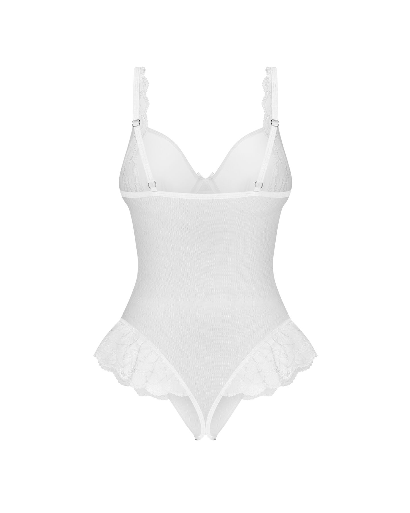 Боді Obsessive Weddya crotchless teddy S/M