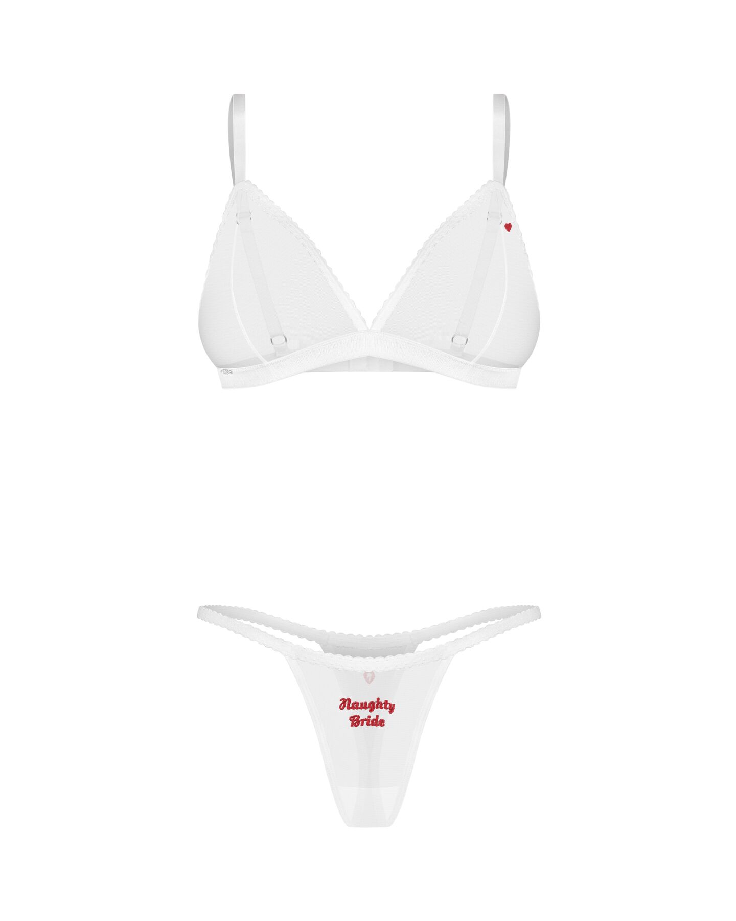 Комплект Obsessive Weddya Bride 3-pcs set S/M