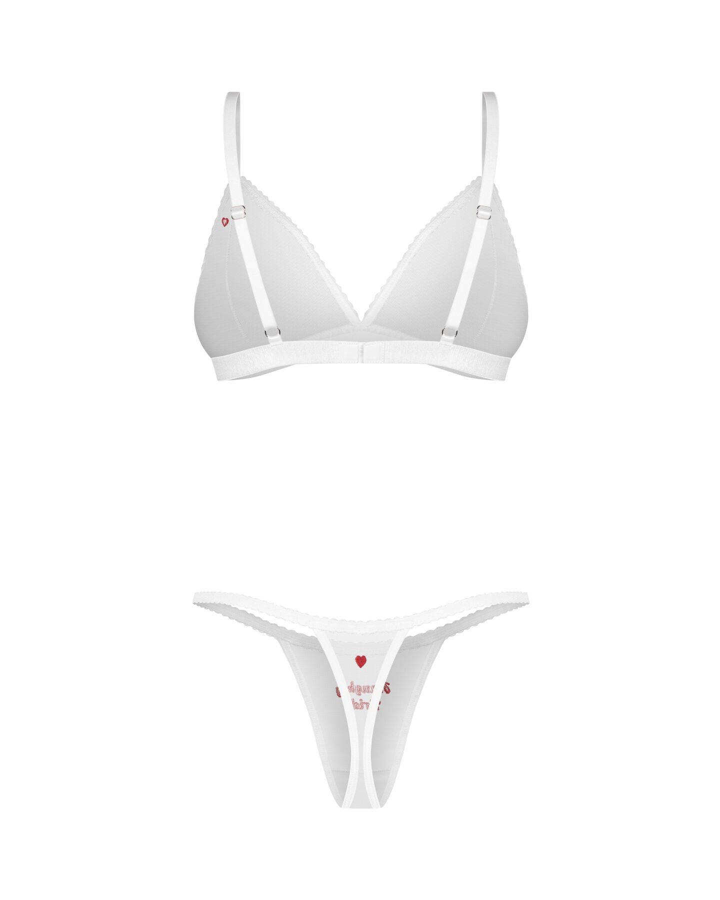 Комплект Obsessive Weddya Bride 3-pcs set L/XL