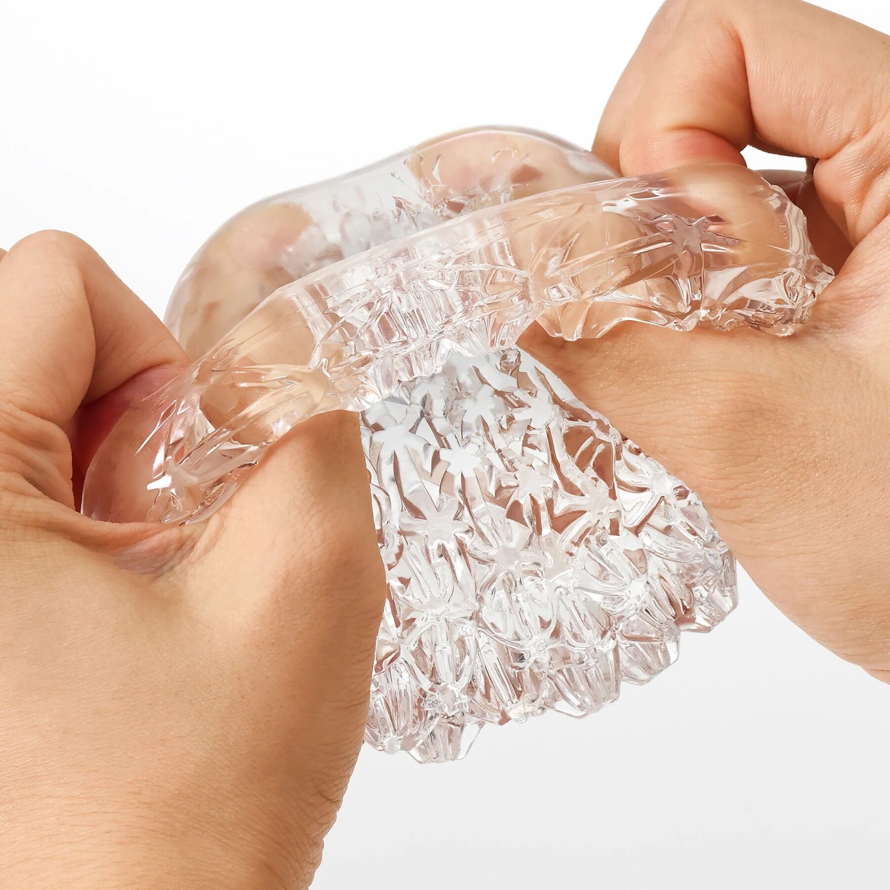 Мастурбатор Tenga Geo Aqua Clear, новый материал, нежные волны