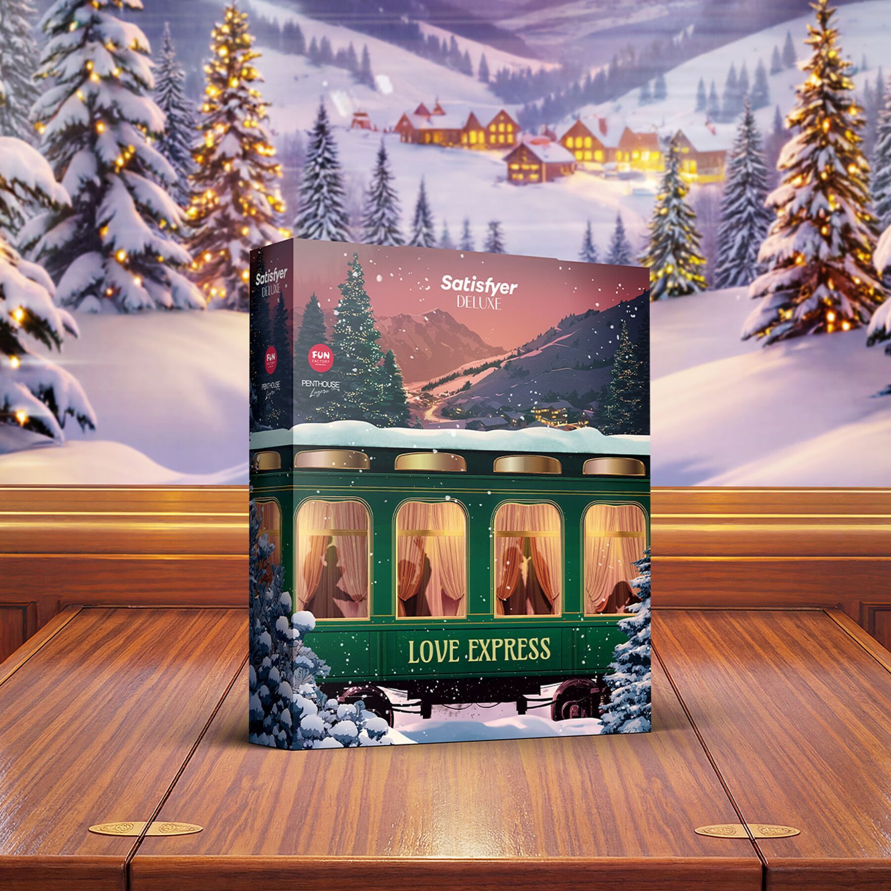 Подарунковий набір Satisfyer Love Express Deluxe Advent Calendar 2026 (дефекти на пакованні!!!)