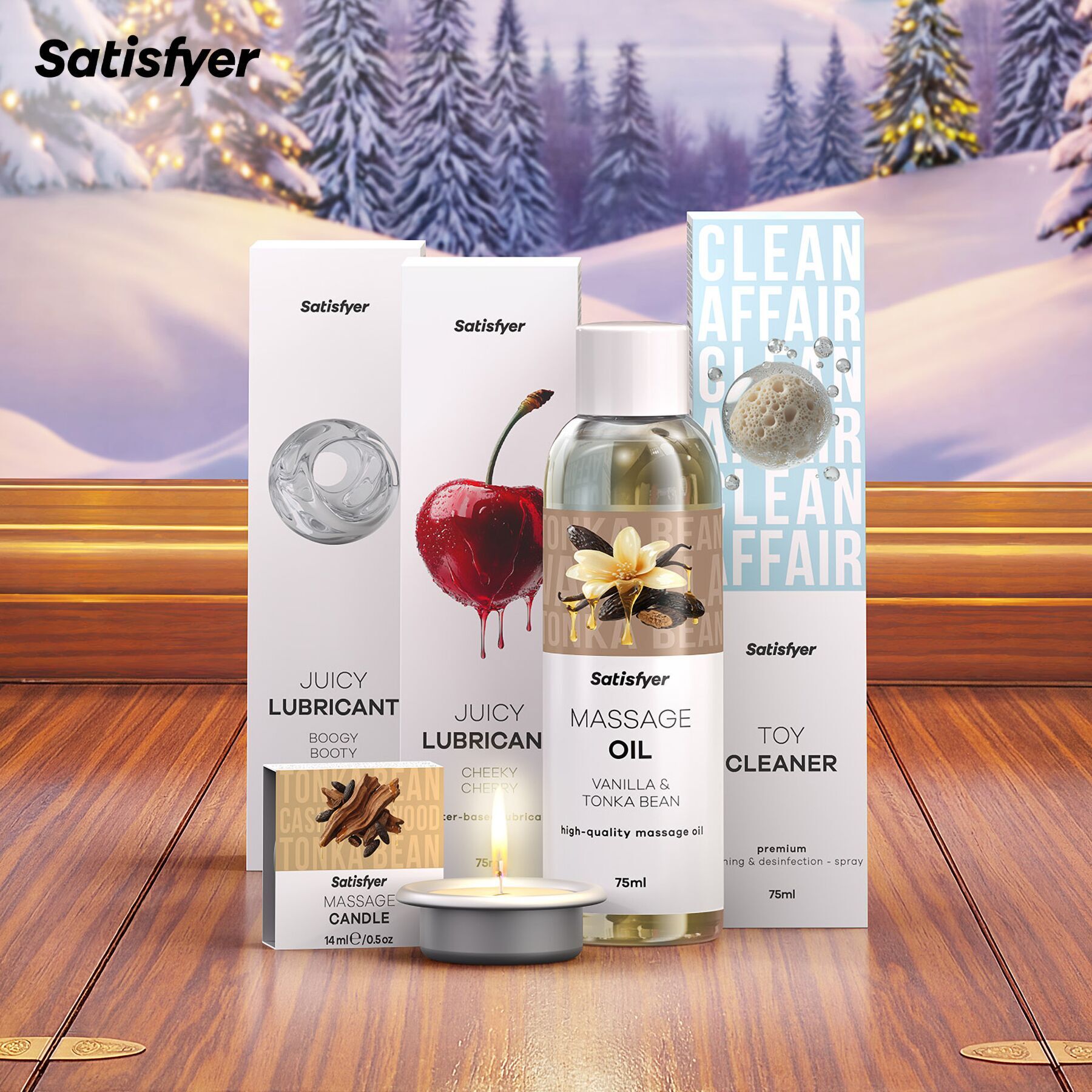 Подарунковий набір Satisfyer Love Express Deluxe Advent Calendar 2026 (дефекти на пакованні!!!)