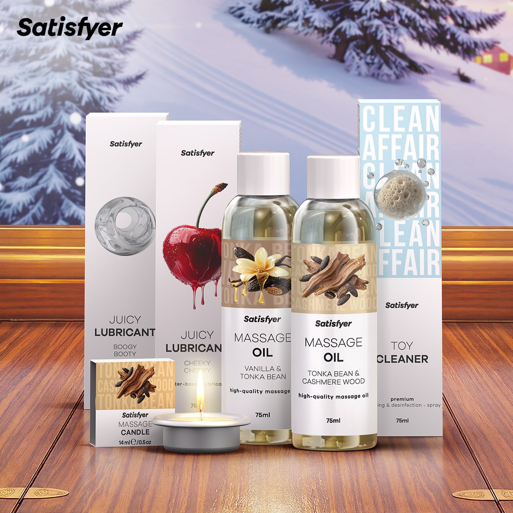 Подарунковий набір Satisfyer Love Express Premium Advent Calendar 2026 (дефекти на пакованні!!!)