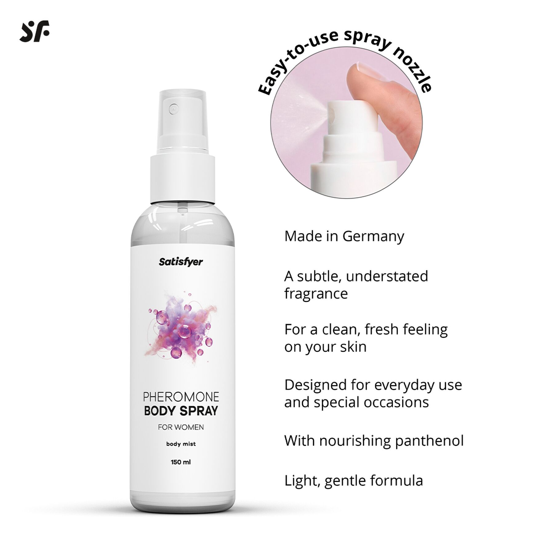 Спрей для тіла з феромонами Satisfyer Pheromones Body Spray For Women 150 мл