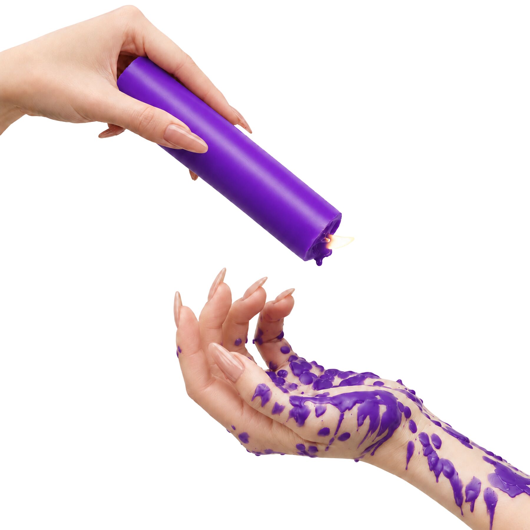 Свічка для WaxPlay Feral Feelings classic 15 см Purple