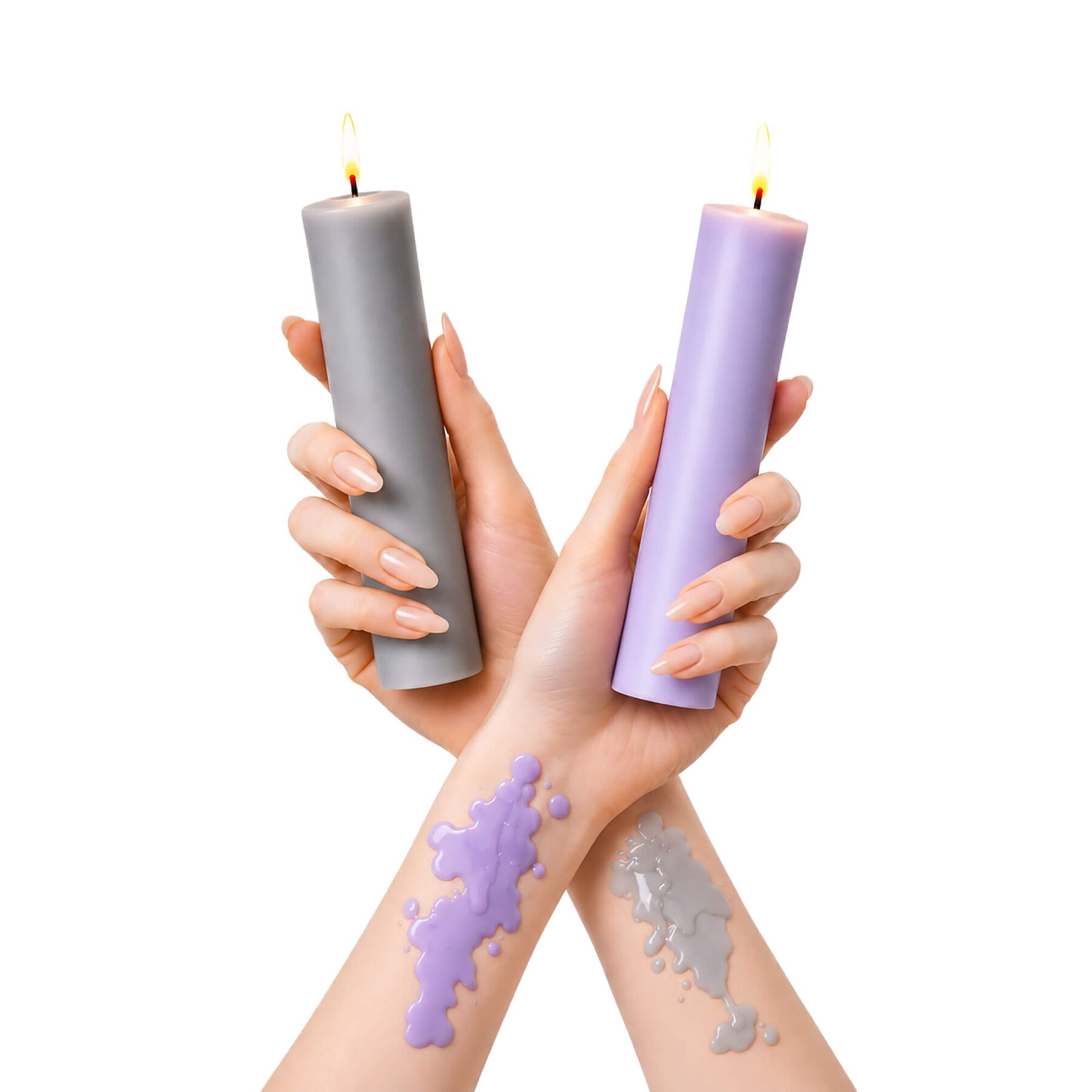 Свічка для WaxPlay Feral Feelings soft 15 см Light Purple