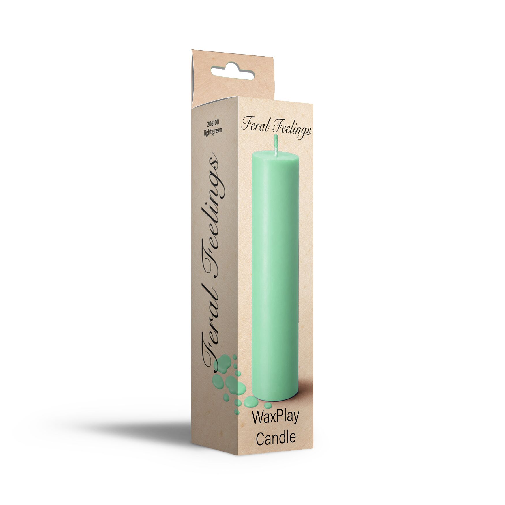 Свічка для WaxPlay Feral Feelings soft 15 см Light Green