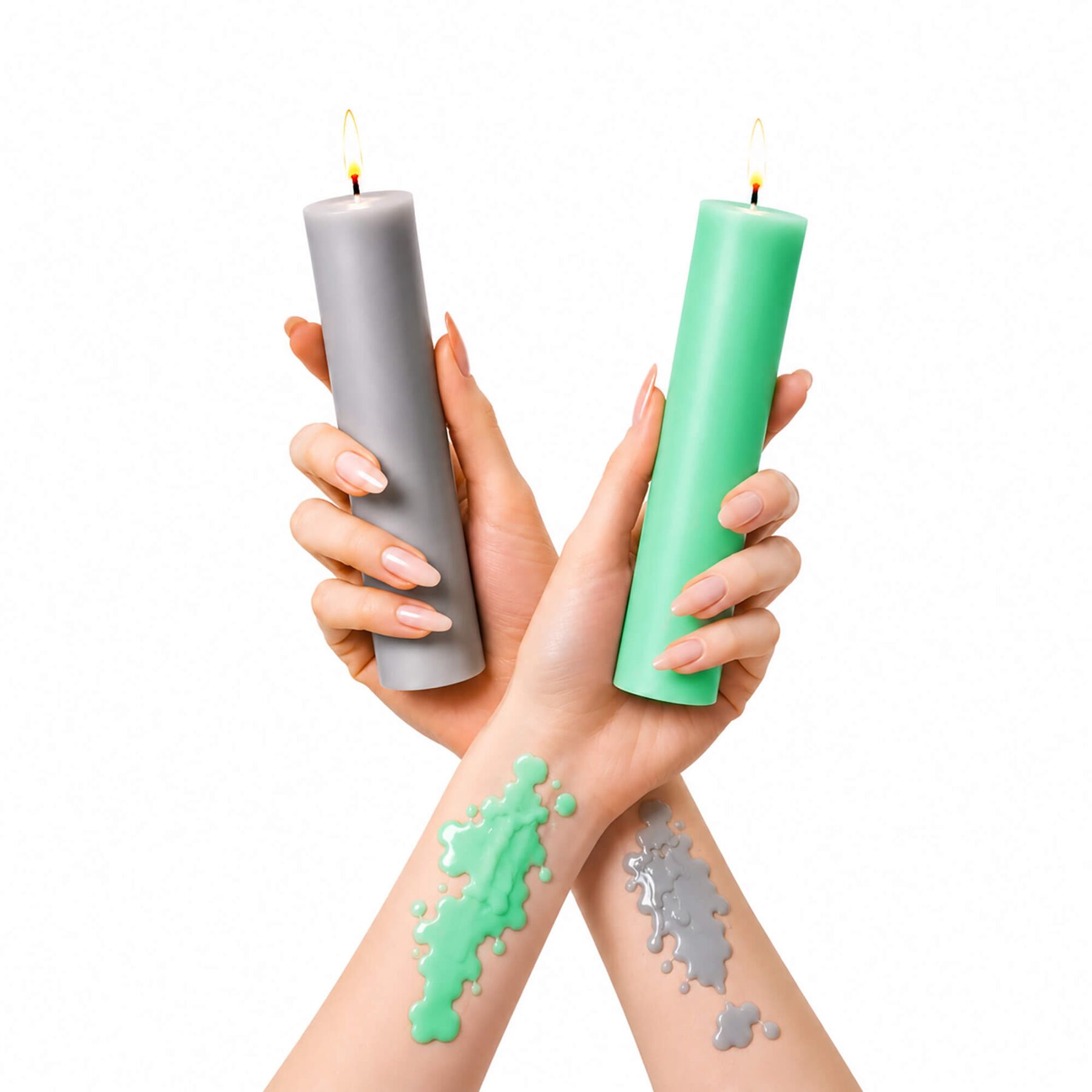 Свічка для WaxPlay Feral Feelings soft 15 см Light Green