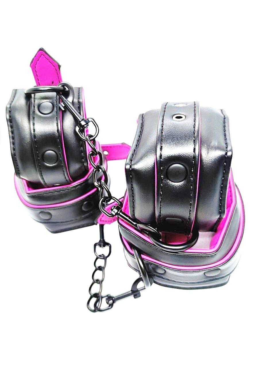 Наручинки та кайдани DS Fetish Kit of handcuffs and ankles