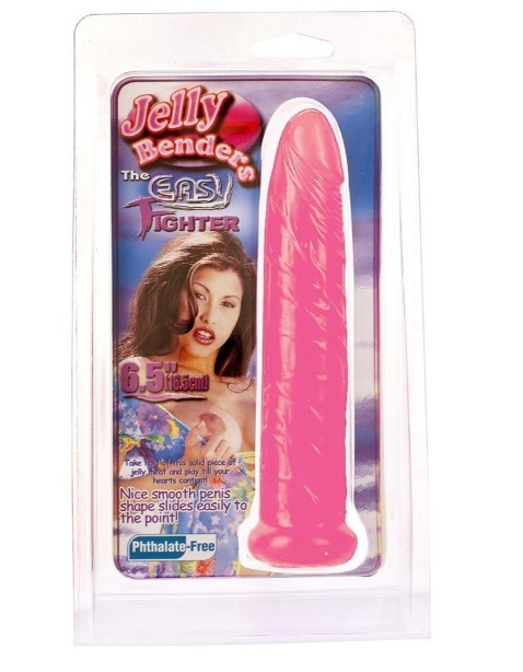 Фаллоимитатор реалистичный розовый JELLY BENDERS THE EASY FIGHTER 6.5 PINK