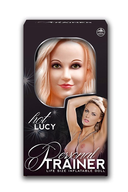 Секс-лялька надувна 3D з двома отворами NMC Hot Lucy Personal Trainer з віброкулею в комплекті