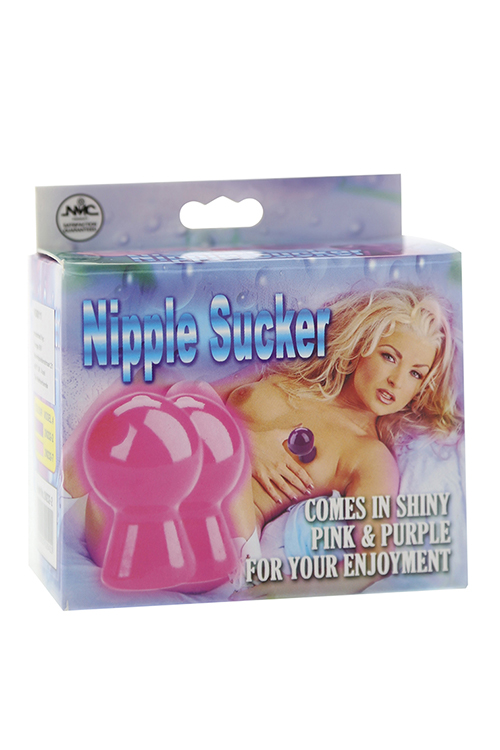 Вакуумні стимулятори для сосків NMC NIPPLE SUCKER PAIR IN SHINY PURPLE