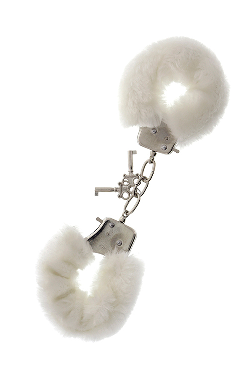 Наручники Metal Handcuff with Plush, білий