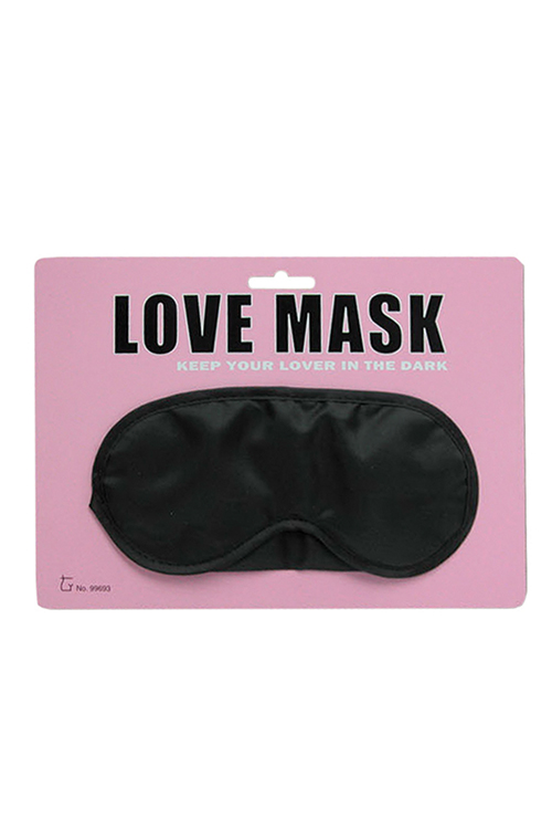 Маска на очі Love mask, Black