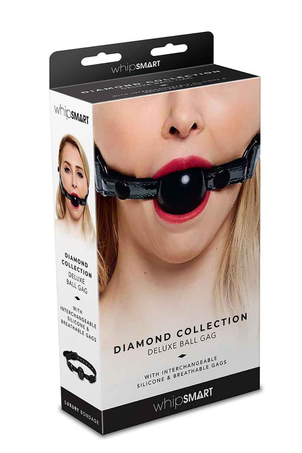 Кляп WHIPSMART DIAMOND BALL GAG BLACK