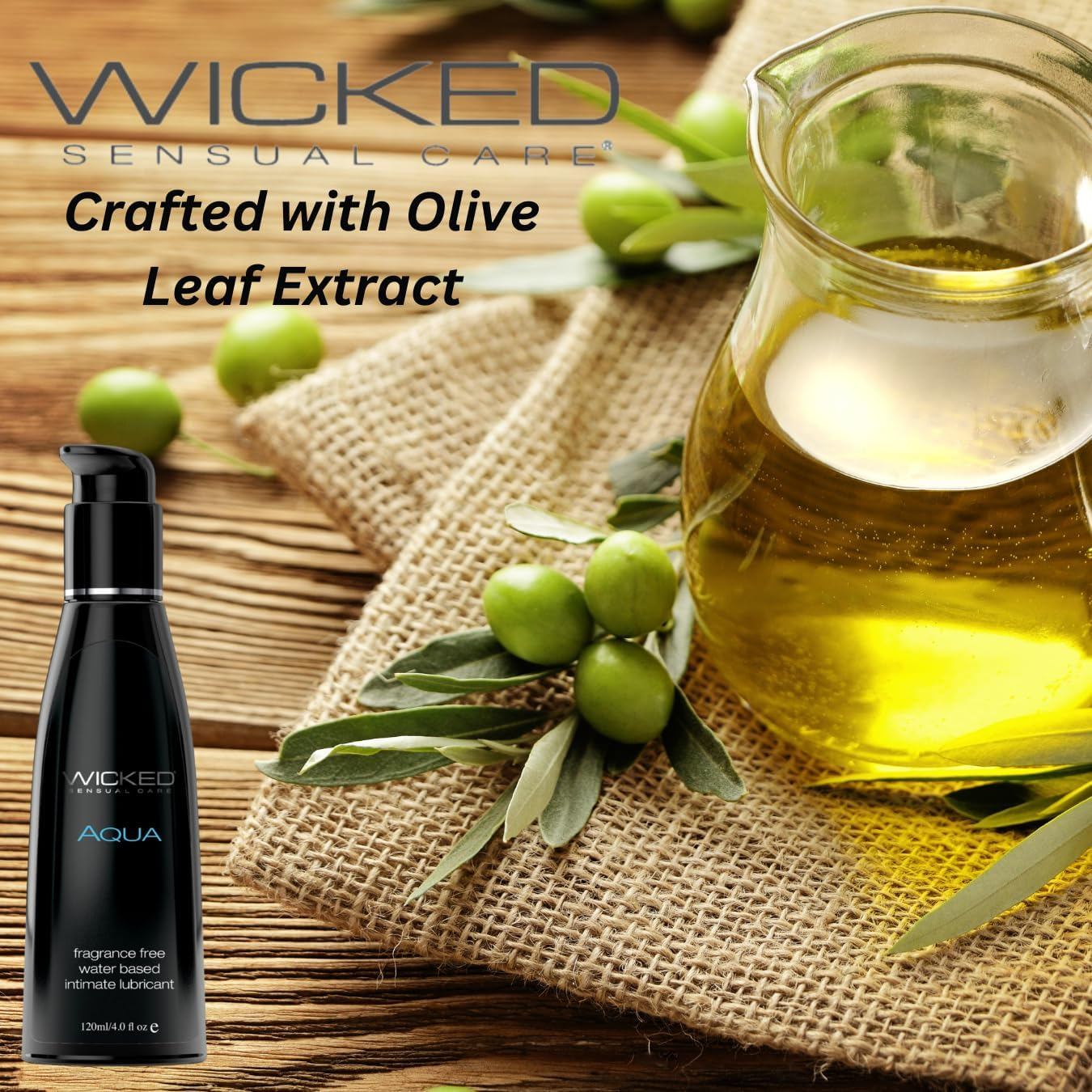 Лубрикант Wicked Aqua на водной основе, 120 мл