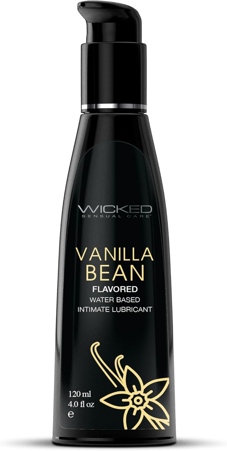 Їстівний лубрикант зі смаком ванілі Wicked Vanilla Bean на водній основі, 120 мл