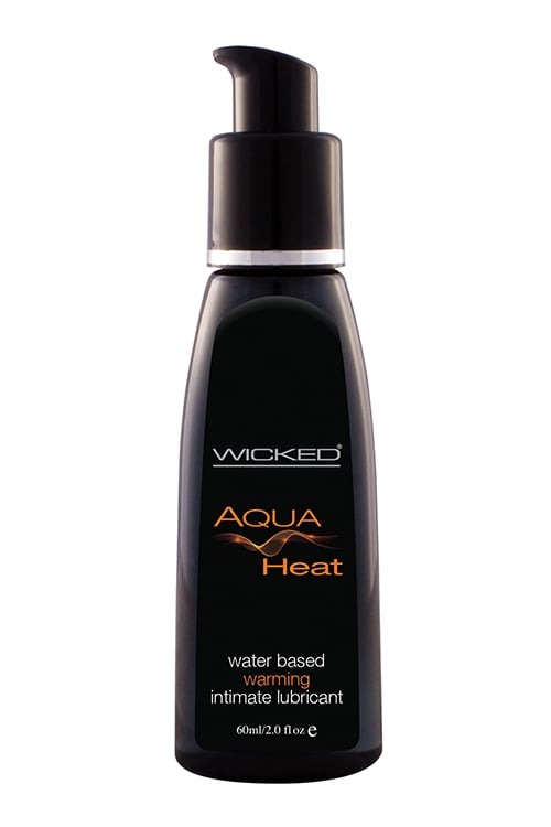 Лубрикант збуджуючий з ефектом зігрівання WICKED AQUA HEAT на водній основі, 60 мл