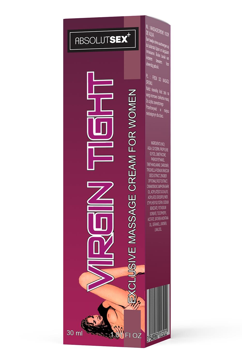Збудливий крем для звуження піхви VIRGIN tight, 30 мл